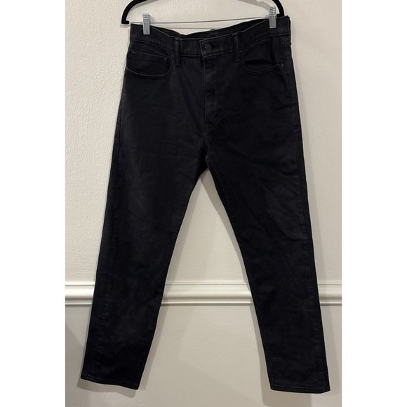Levi's Men's 502 Jeans 36x32 Black Straight Denim - Picture 1 of 3